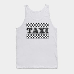 Taxi Retro TV Show Fan Art Tank Top